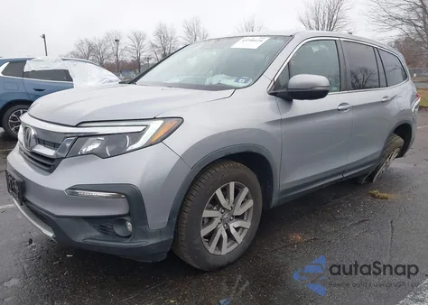2019 Honda Pilot Ex-L z USA, uszkodzony, nr VIN 5FNYF6H57KB095083